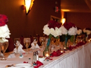Head table - bouquets