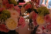 Bouquets - garden roses, hydrangea
