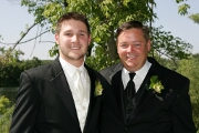 Groom and father