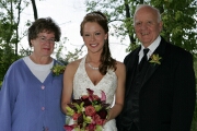 Bride and grandparents