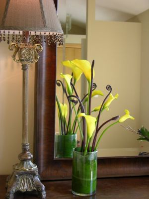 Yellow Calla lilies