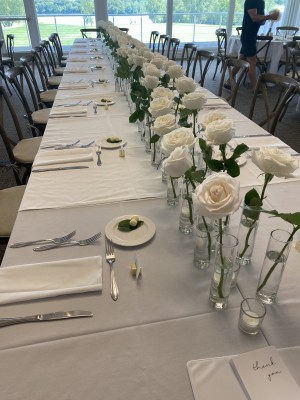 Head Table - Single Roses