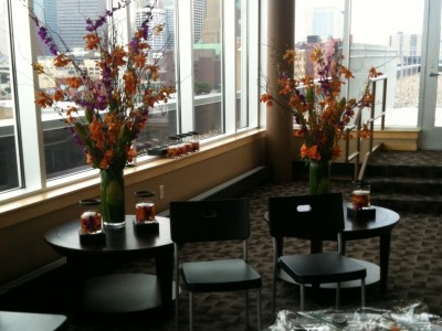 Tall Centerpieces - downtown Minneapolis