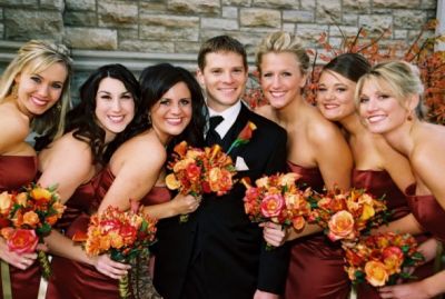 Groom and Bridesmaids