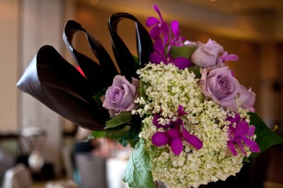 Tall Centerpiece (Julie and Steve)