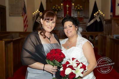 Bride and Maid of Honor