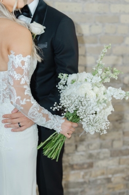 Kaytie and Justin - bouquet and boutonniere