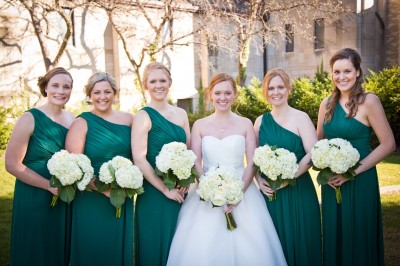 Sarah and her bridesmaids