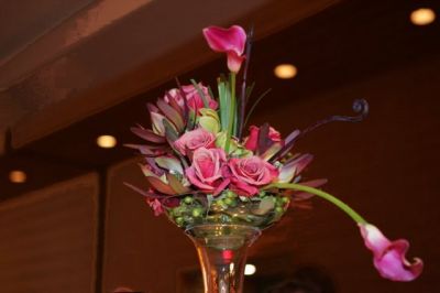 Tall arrangement - centerpiece @ Graves 601