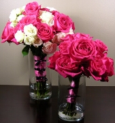 Bouquets - brides and bridesmaid's