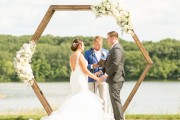 Wedding Arch, Bride and Groom