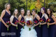 Bride and bridesmaids