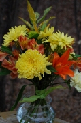 Mums and Lilies.JPG