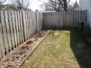 East Fence - Before