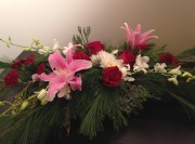 Long Christmas Centerpiece ($80)