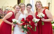 Emily and all the bridesmaids