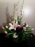 Tulips and lilies ($100)