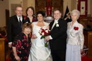 Kari and Bill with their families