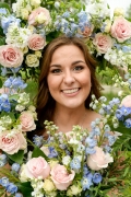 Surrounded by flowers!