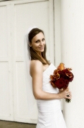 Maria and bouquet