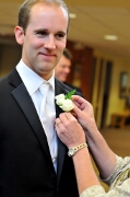 Groom's boutonniere