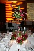 Tall tropical centerpiece @ Graves 601