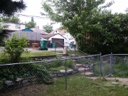Backyard view - before