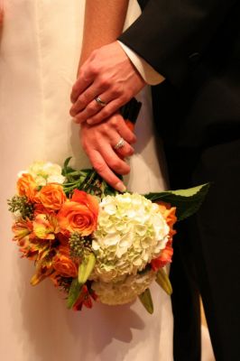 Amber's Bridal Bouquet