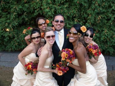 Groom and Bridesmaids